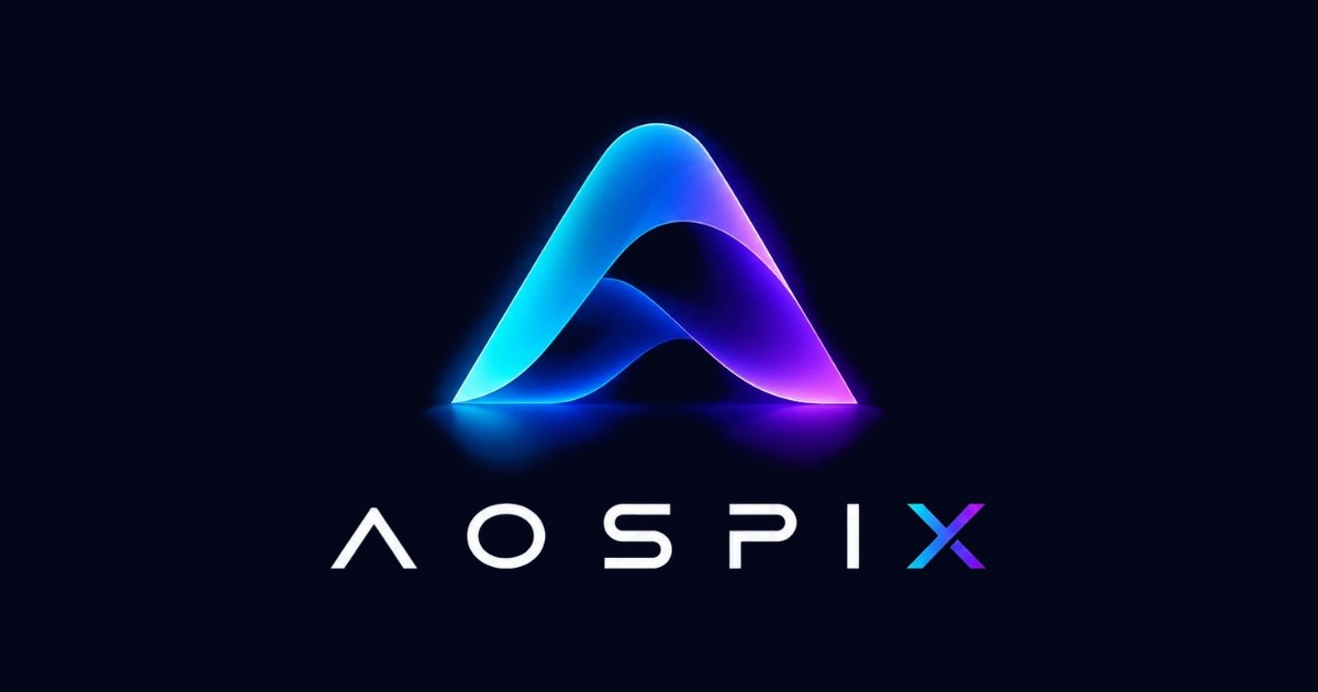 A dark, minimal Aospix desktop concept